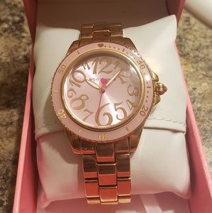 Betsey Johnson Rose Gold Watch